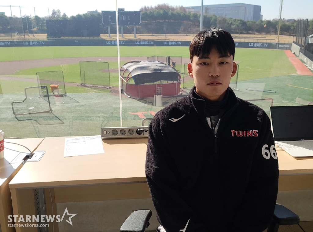 22일 경기도 이천 LG 챔피언스파크에서 만난 LG 김현종. /사진=김우종 기자