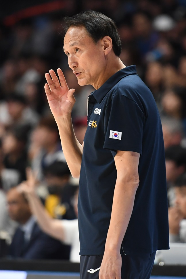 안준호 한국 남자 농구 대표팀 감독. /사진=대한민국농구협회 제공