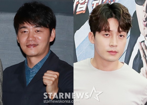 김승수(왼쪽), 허경환/사진=스타뉴스