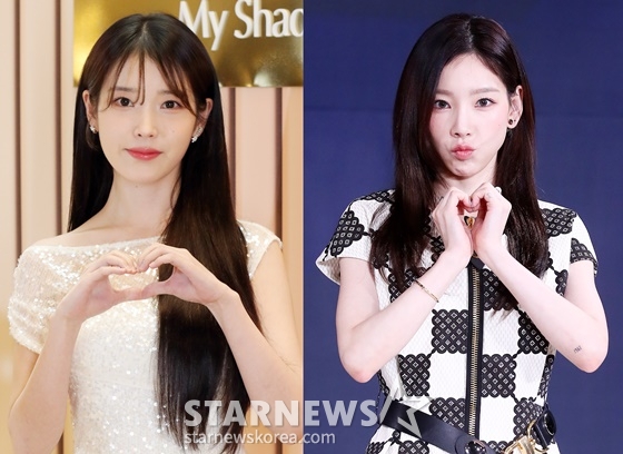 아이유(왼쪽), 태연/사진=스타뉴스
