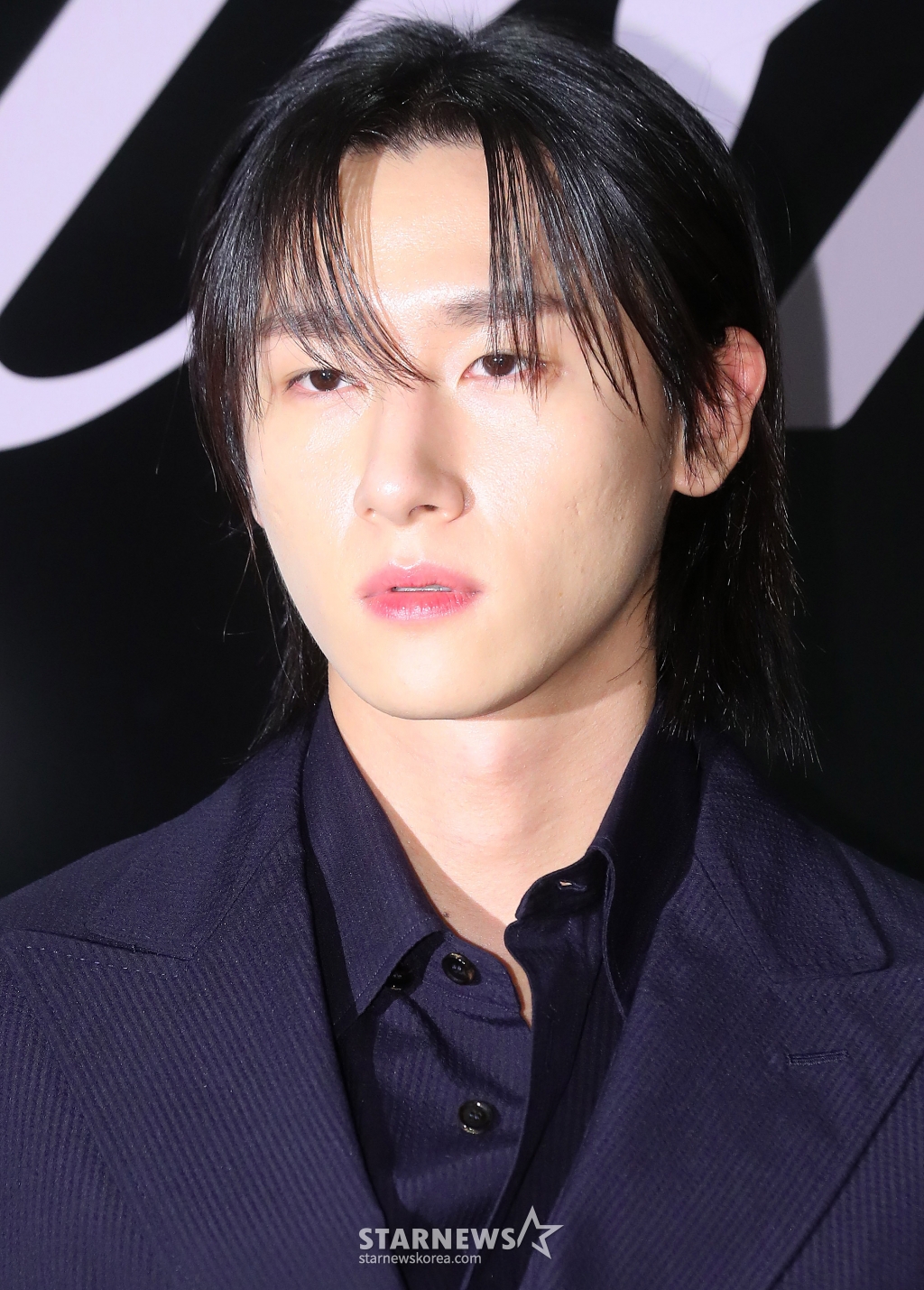 몬스타엑스 아이엠이 28일 오후 서울 중구 신라호텔에서 진행된 부티끄 브랜드 브리오니 포토콜 행사에 참석해 포즈를 취하고 있다. 2024.03.28 /사진=김창현