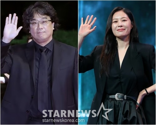 봉준호 감독, 문소리 / 사진=스타뉴스