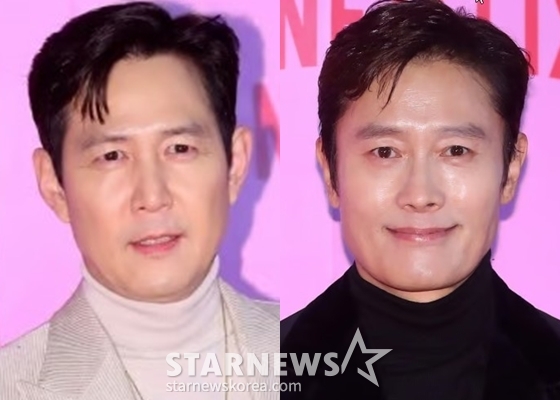 배우 이정재(왼쪽)와 이병헌 /사진=김창현 chmt@
