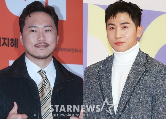 송진우(왼쪽), 유세윤/사진=스타뉴스