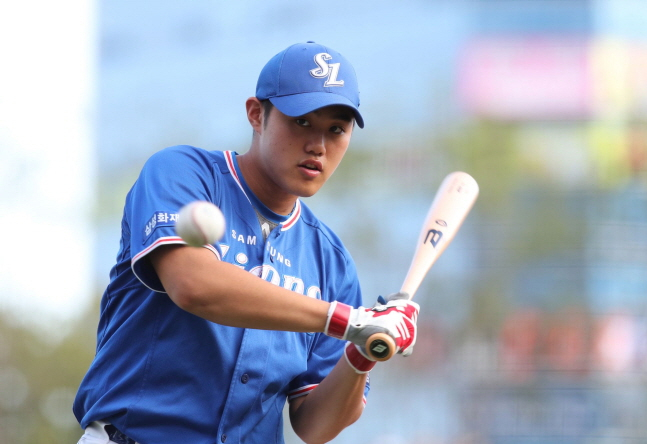 삼성 공민규. /사진=삼성 라이온즈 제공