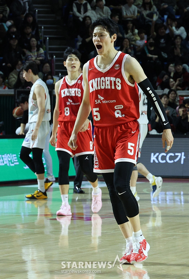 서울 SK 가드 김선형. /사진=김진경 대기자