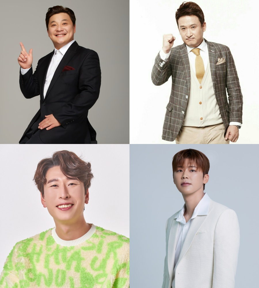 윤정수(왼쪽위부터 시계방향) 서경석 박지현 양상국 /사진=JTBC