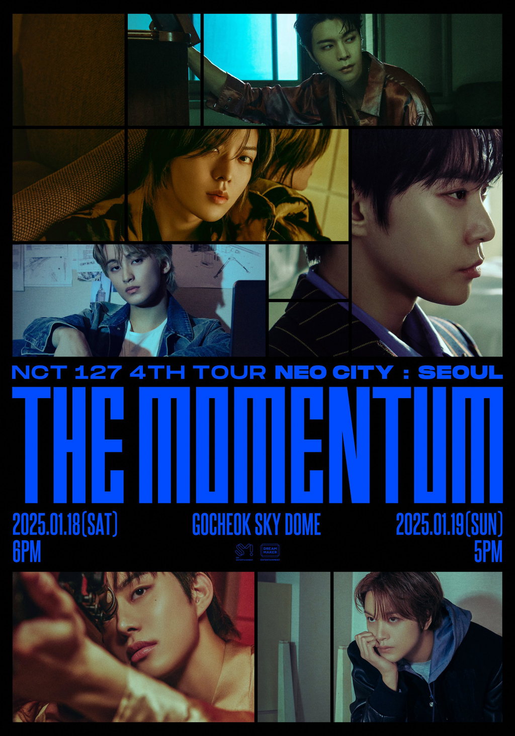 NCT 127 네 번째 월드 투어 'NEO CITY - THE MOMENTUM' 포스터 /사진제공=에스엠엔터테인먼트