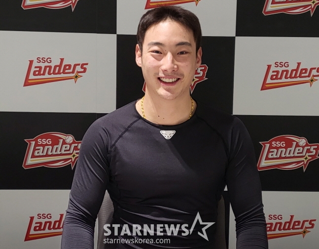 SSG 최지훈. /사진=안호근 기자