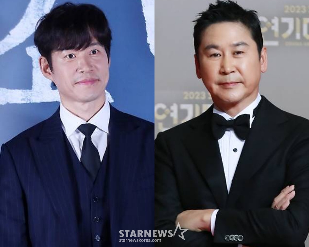 배우 유준상(왼쪽), 방송인 신동엽 /사진=스타뉴스