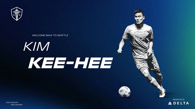 김기희 오피셜. /사진=시애틀 사운더스 홈페이지 캡처