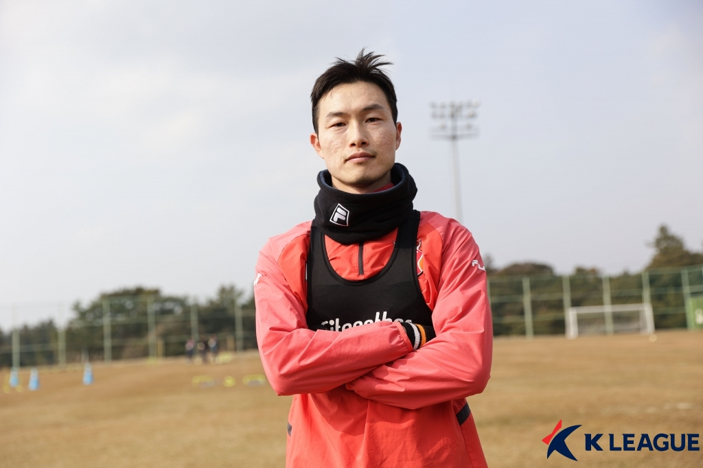 제주SK 공격수 김동진. /사진=한국프로축구연맹 제공