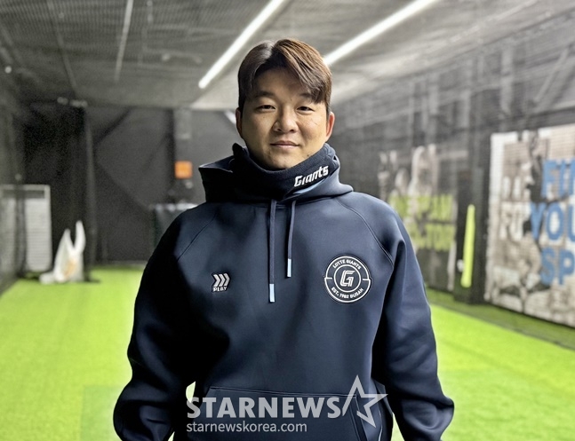 롯데 박시영이 스타뉴스와 인터뷰를 하고 있다. /사진=양정웅 기자