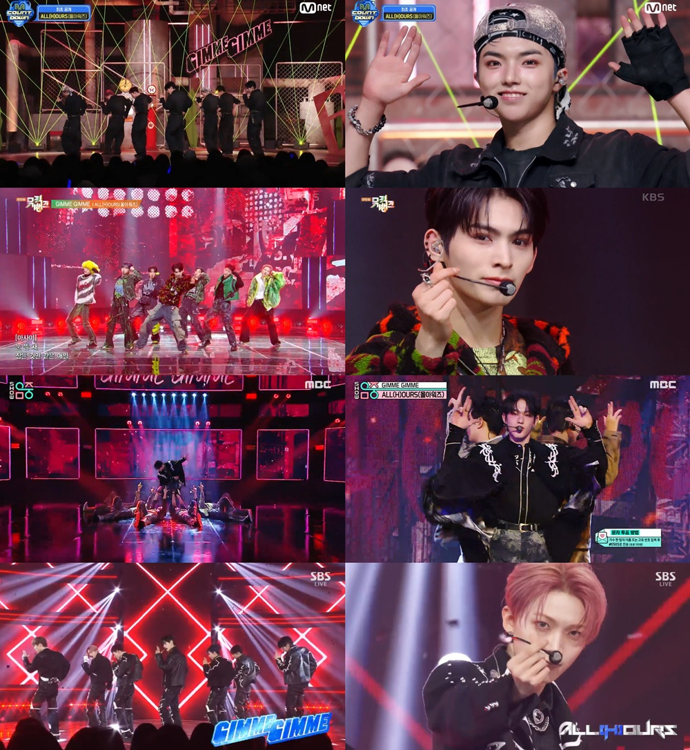 /사진= Mnet '엠카운트다운', KBS 2TV '뮤직뱅크', MBC '쇼! 음악중심', SBS '인기가요' 방송 화면 캡처