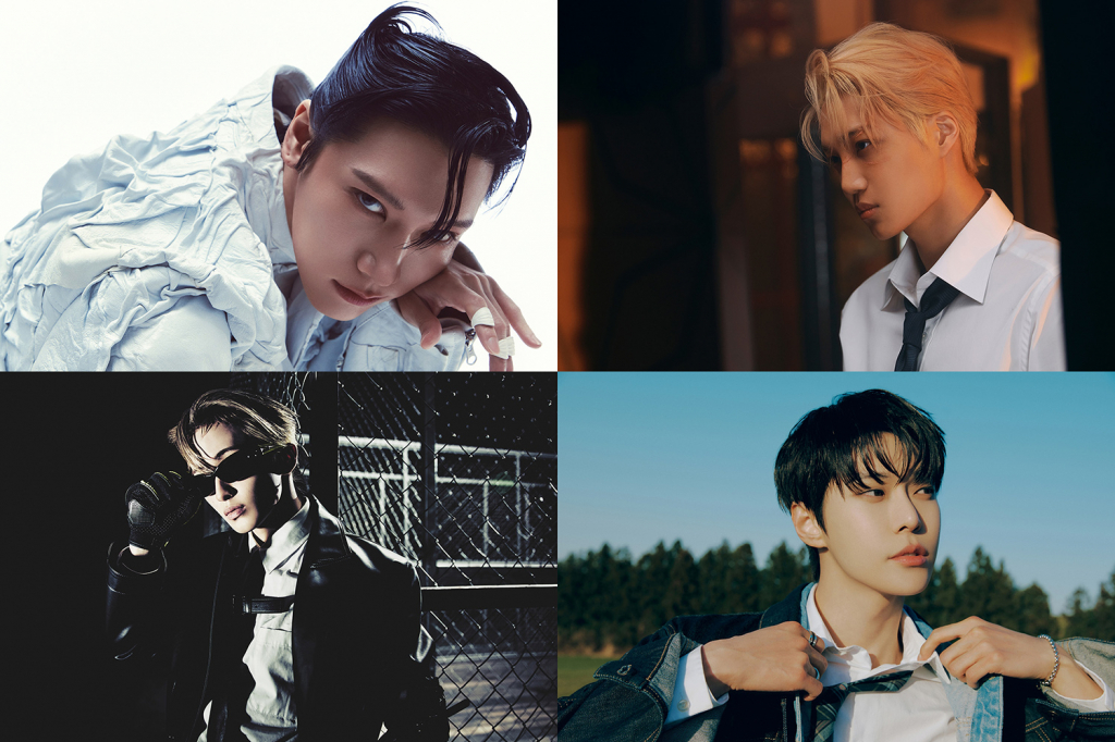 텐, 카이, 도영, 마크(왼쪽 위부터 시계 방향) /사진=SM엔터테인먼트