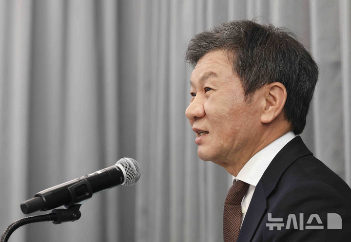 정몽규 후보. /사진=뉴시스