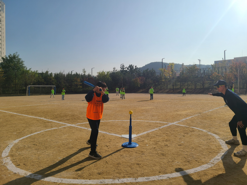 2024 KBO 찾아가는 티볼교실 모습. /사진=KBO 제공