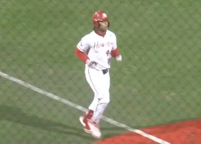 카스텐 사바시아 3세. /사진=11Point7 College Baseball X 계정 갈무리