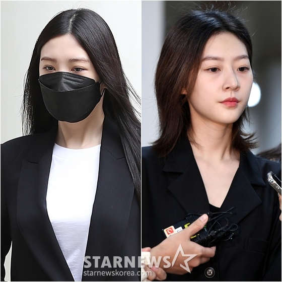 리지(왼쪽)와 故 김새론 /사진=스타뉴스