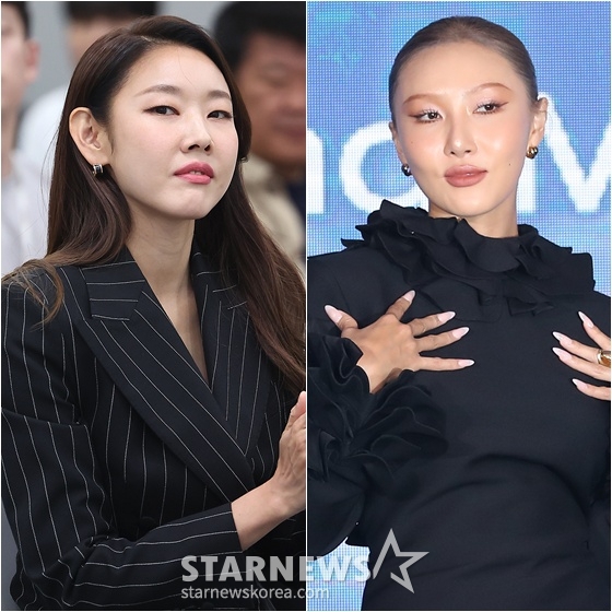 한혜진(왼쪽)과 화사 /사진=뉴스1