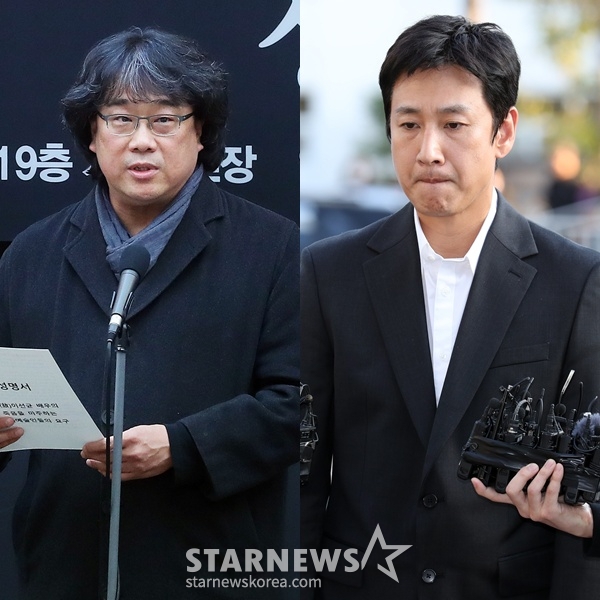 (왼쪽부터) 봉준호 감독, 고 이선균 /사진=스타뉴스