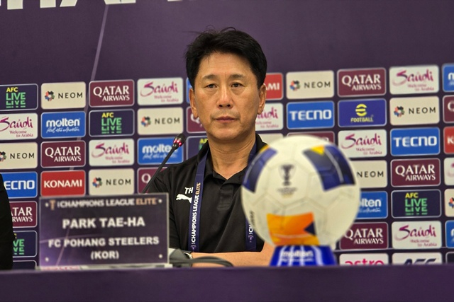 박태하 포항 감독. /사진=한국프로축구연맹 제공