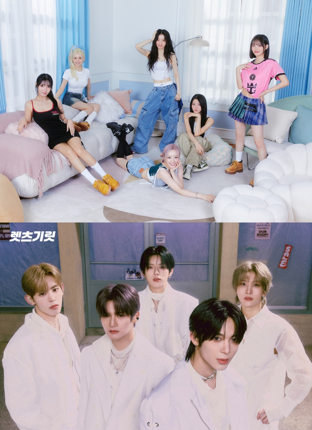 라잇썸(위)과 나우어데이즈 /사진=큐브엔터테인먼트
