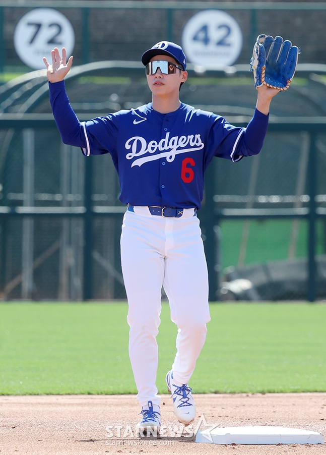 LA 다저스 김혜성. /사진=김진경 대기자
