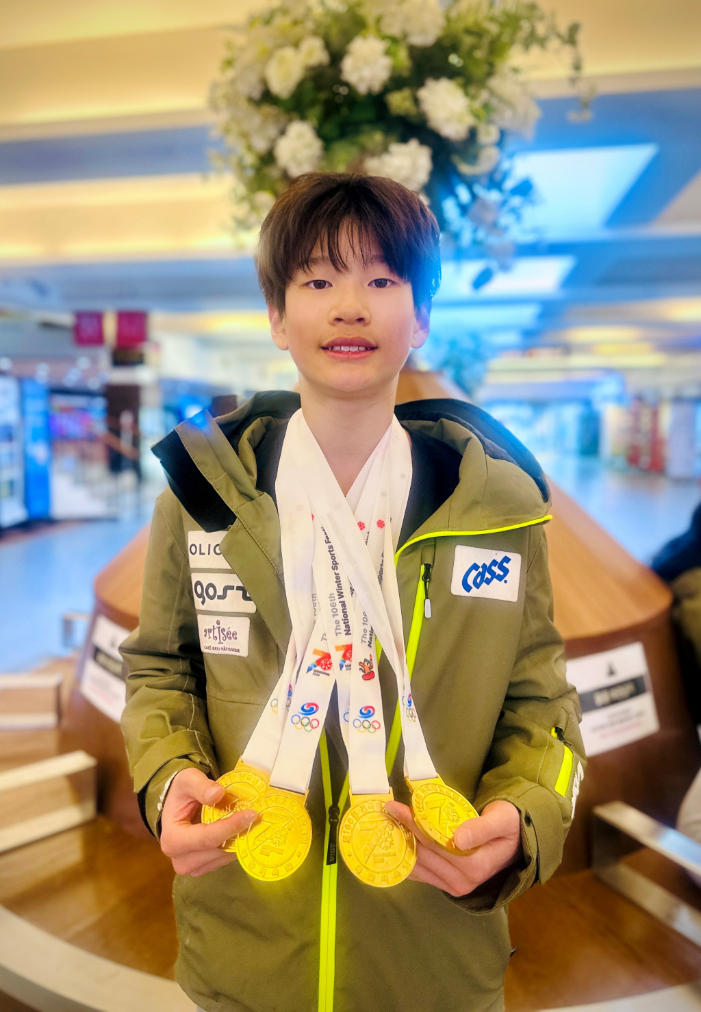 '한국 스키 유망주' 황준빈. /사진=인천시 체육회 제공