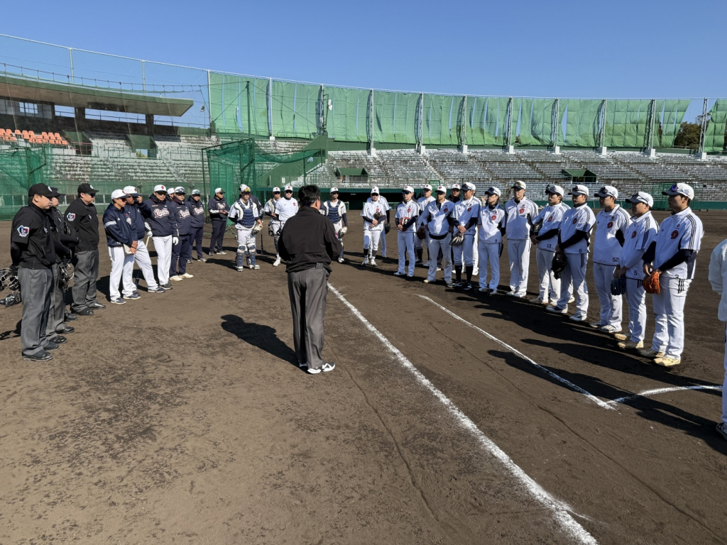 심판위원회 구단 전지훈련 방문 모습. /사진=KBO 제공