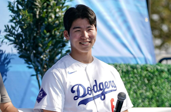 김혜성. /사진=LA 다저스 공식 SNS 갈무리