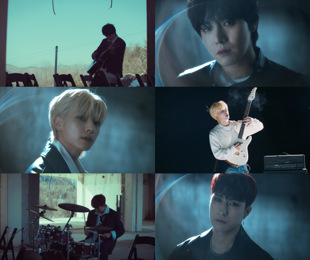 원위 용훈X강현X하린 신곡 '별 헤는 밤' (The Starry Night) 개인 MV 티저/사진제공=알비더블유