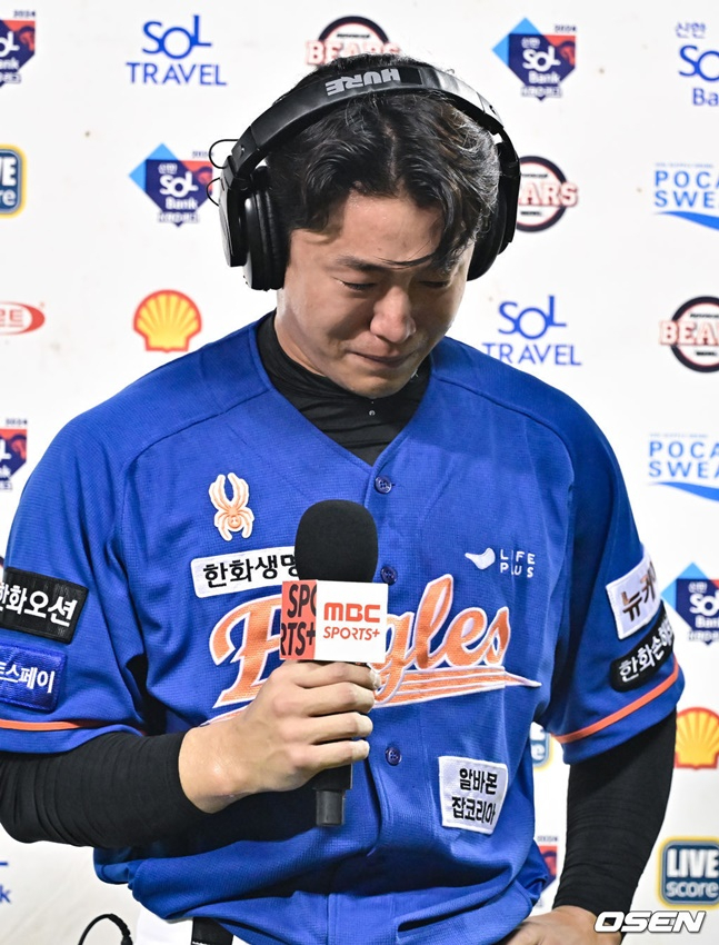 이적 후 첫 승 인터뷰 도중 눈물을 보인 이상규.