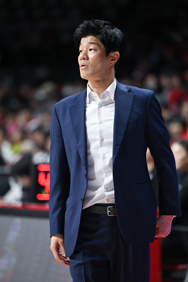삼성생명 하상윤 감독. /사진=WKBL 제공