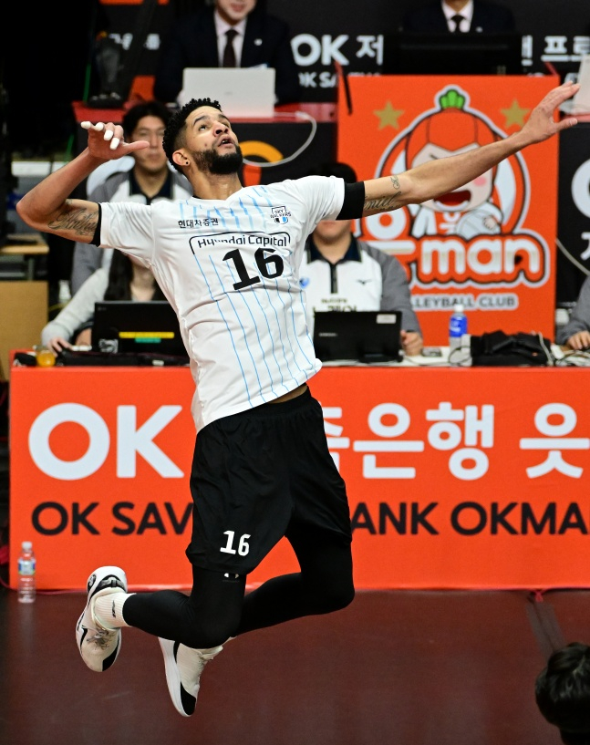 현대캐피탈의 레오. /사진=한국배구연맹 제공