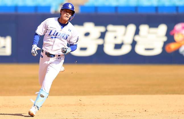 심재훈. /사진=삼성 라이온즈 제공