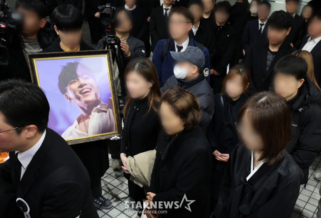 16일 오전 삼성서울병원 장례식장에서 故 휘성의 발인이 엄수되고 있다. /2025.03.16 /사진=이동훈 photoguy@
