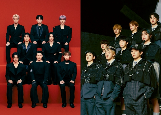에이티즈(왼쪽)와 싸이커스 /사진=KQ엔터테인먼트