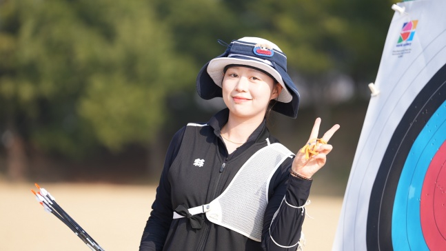 양궁 국가대표 3차 선발전 여자부 1위 임시현. /사진=대한양궁협회 제공