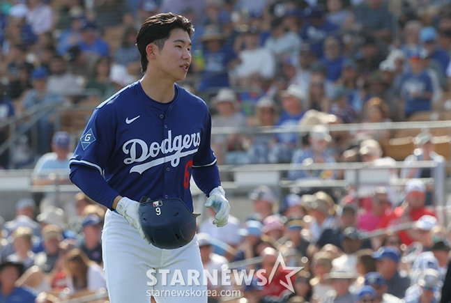 LA 다저스 김혜성. /사진=김진경 대기자