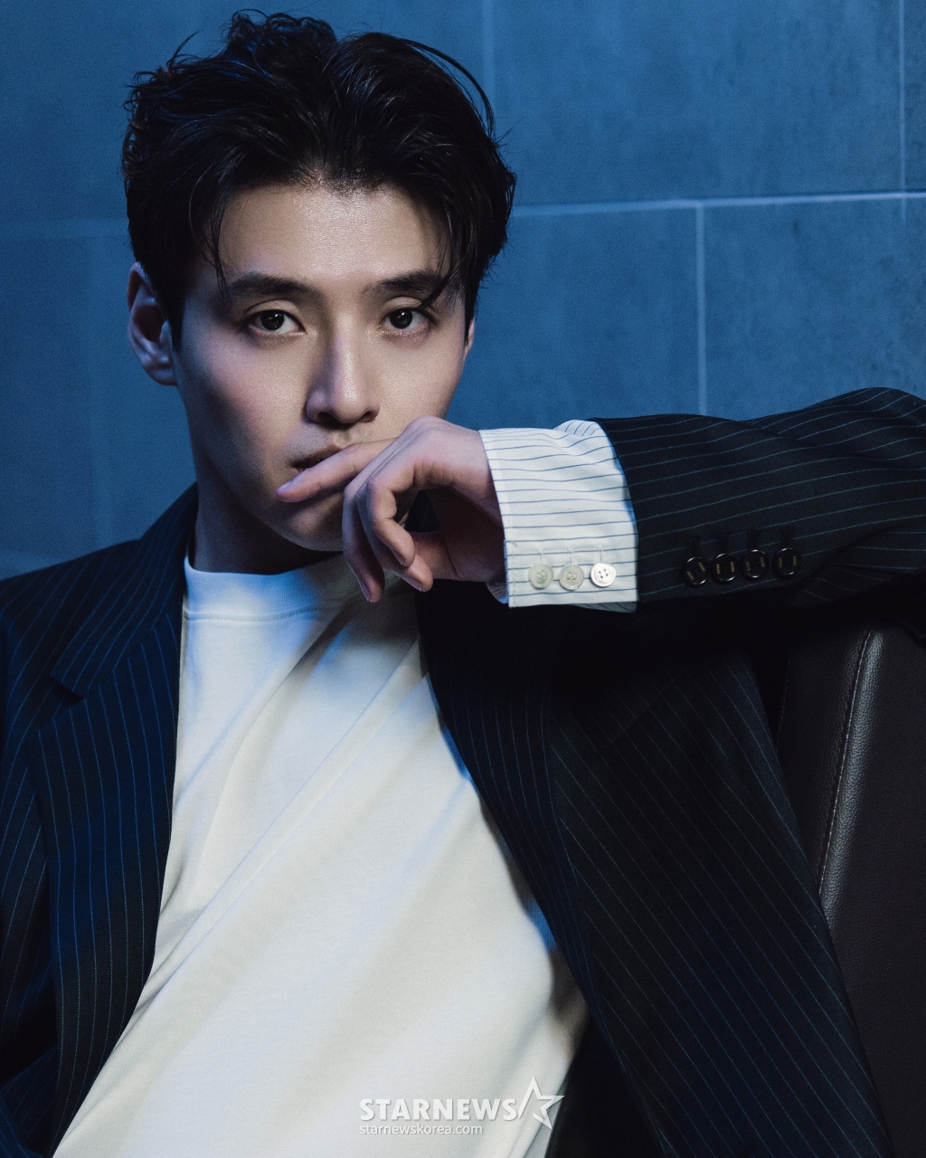 영화 '스트리밍'의 배우 강하늘이 18일 진행된 인터뷰를 위해 포즈를 취하고 있다. /사진제공=롯데엔터테인먼트 2025.03.18 /사진=이동훈 photoguy@