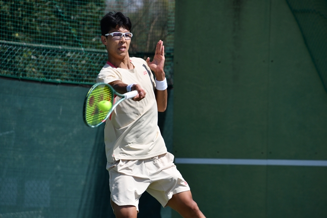 정현. /사진=M15 Nishi-Tokyo Team REC Waseda University International Tennis Open 2025