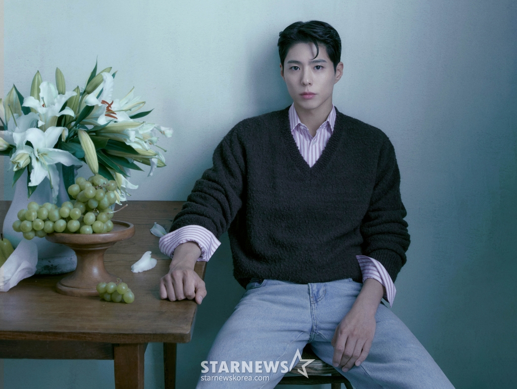 넷플릭스 오리지널 시리즈 '폭싹 속았수다'의 주연배우 박보검이 24일 진행된 인터뷰를 위해 포즈를 취하고 있다. /사진제공=넷플릭스 2025.03.24 /사진=이동훈 photoguy@