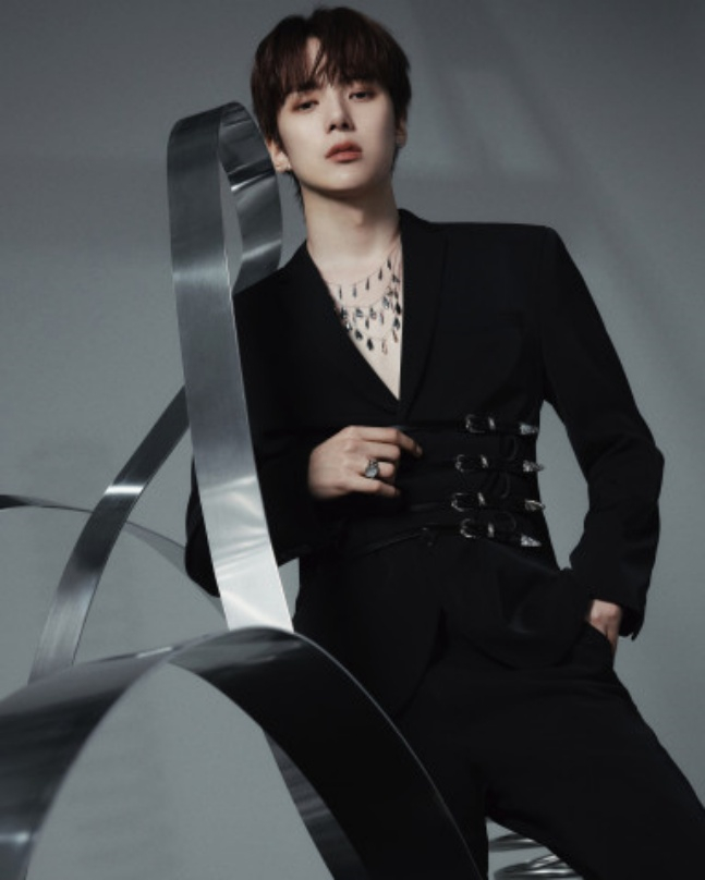 몬스타엑스 민혁. /사진=LG 트윈스 제공