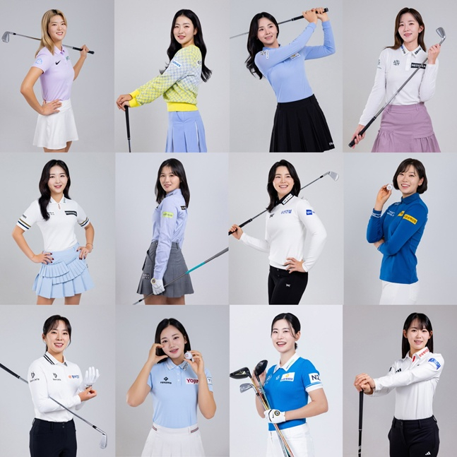 2025 제17대 KLPGA 홍보모델. /사진=KLPGT