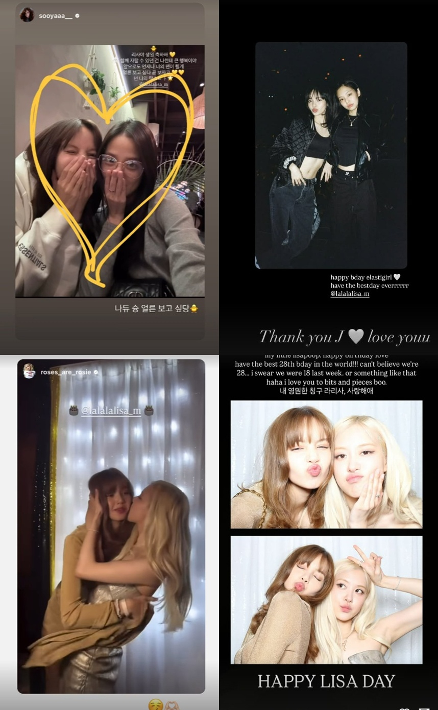 /사진=블랙핑크 멤버들 SNS