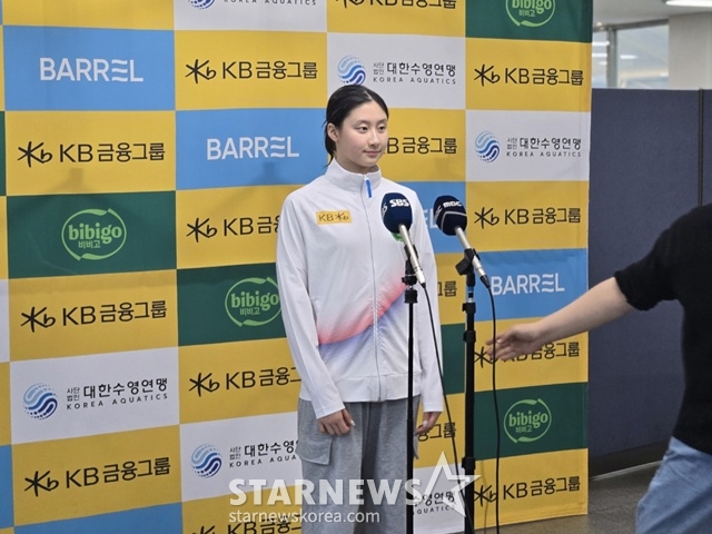 경기 후 인터뷰에 임하는 김승원. /사진=이원희 기자