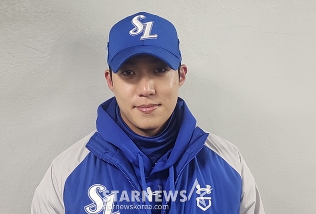 29일 두산전 끝나고 만난 원태인. /사진=박수진 기자