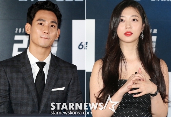 김수현, 고 설리 /사진=임성균 기자 tjdrbs23@