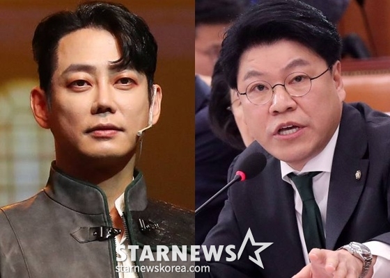 테이, 故 장제원 의원/사진=스타뉴스, 머니투데이